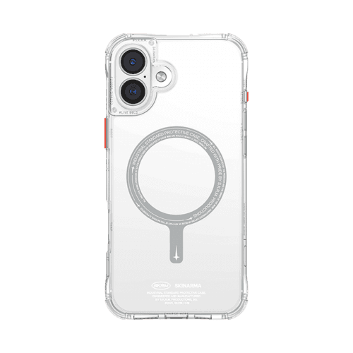 SkinArma Saido MagSafe Case for iPhone 16 Plus - Clear