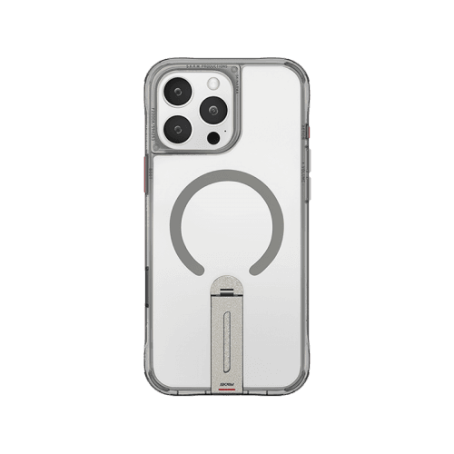SkinArma Helix MagSafe Case With 360 Rotating Stand for iPhone 16 Pro - Titanium