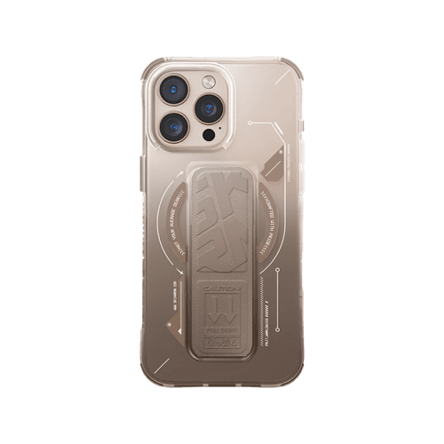 SkinArma Helio MagSafe Case With Grip Stand for iPhone 16 Pro Max - Gold