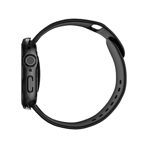 Uniq Voute Watch Case With Screen Protection for Apple Watch 46mm - Jet Black