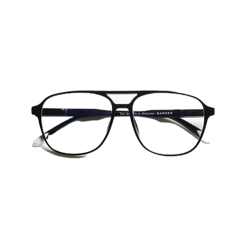 Barner Brad Glossy Screen Glasses - Black Noir