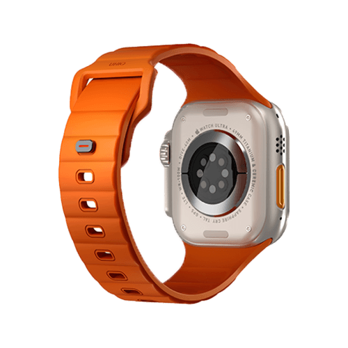 Uniq Stride FKM Strap for Apple Watch 49/45/44mm - Volt Orange