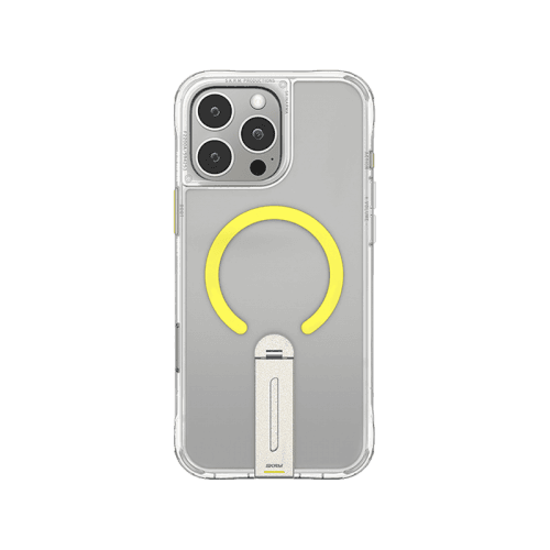 SkinArma Helix MagSafe Case With 360 Rotating Stand for iPhone 16 Pro - Clear