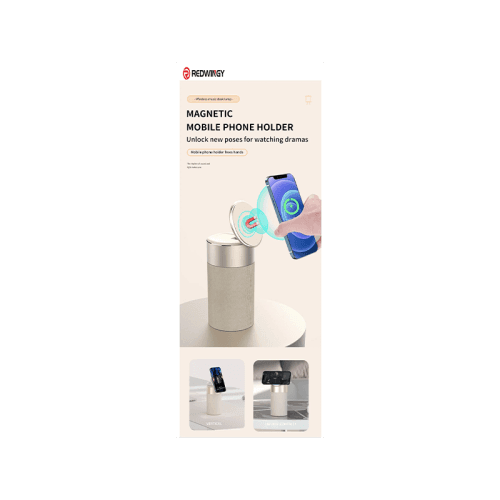 Multi-Function 3-in-1 Magsafe 15W Fast Charger With Speaker and Desk Lamp - White
