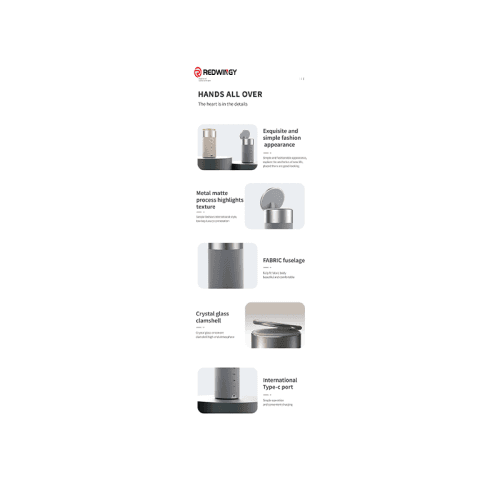 Multi-Function 3-in-1 Magsafe 15W Fast Charger With Speaker and Desk Lamp - White