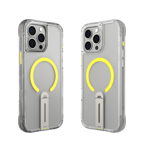 SkinArma Helix MagSafe Case With 360 Rotating Stand for iPhone 16 Pro Max - Clear
