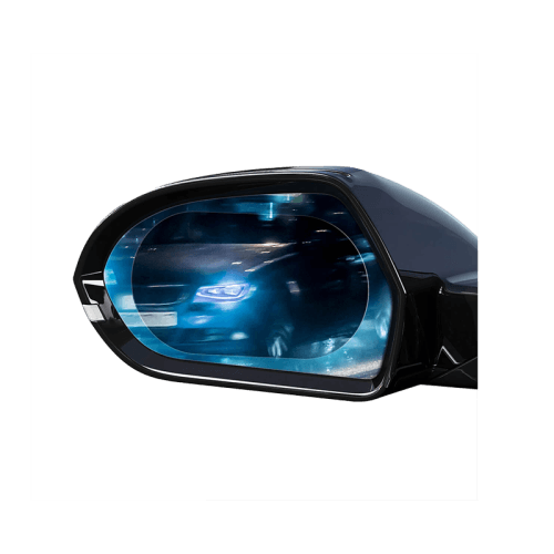 Baseus 0.15mm Rainproof Film for Car Rear-View Mirror (Oval 2 pcs/pack 135*95mm)Transparent
