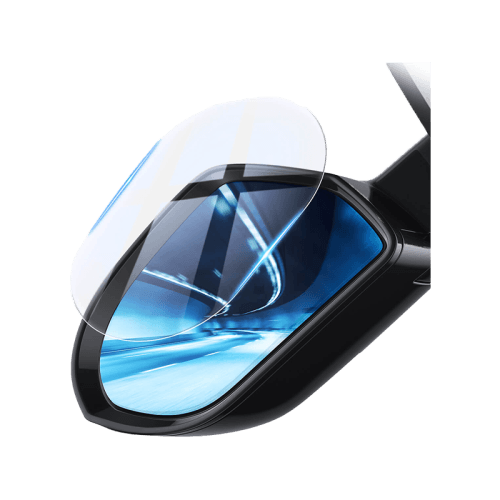 Baseus 0.15mm Rainproof Film for Car Rear-View Mirror (Oval 2 pcs/pack 135*95mm)Transparent