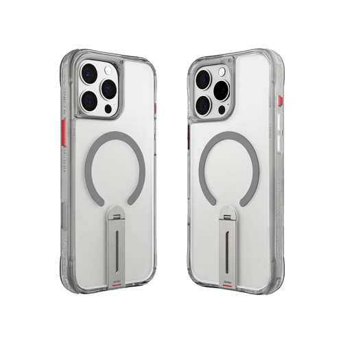 SkinArma Helix MagSafe Case With 360 Rotating Stand for iPhone 16 Pro Max - Titanium