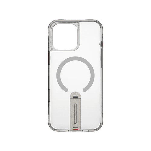 SkinArma Helix MagSafe Case With 360 Rotating Stand for iPhone 16 Pro Max - Titanium