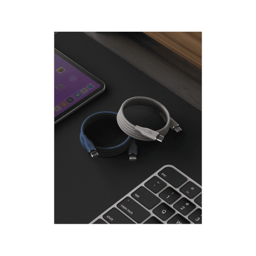 Energea Helix USB-C to USB-C Magnetic Cable 480Mbps 100W 1.5M - Natural