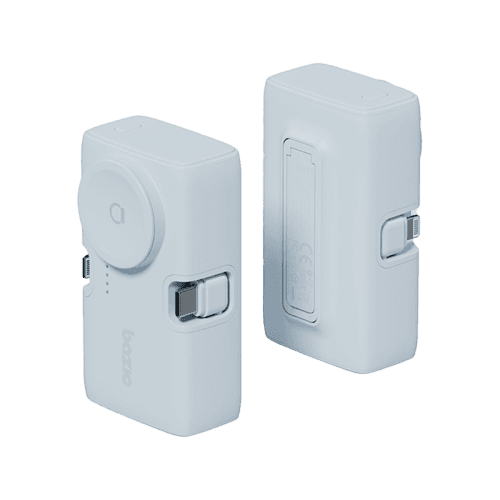 Bazic GoPower Koda 2 in 1 Power Bank With Foldable USB-C /Lightning Pin And Apple Watch Charger 5000mAh - Bubblegum