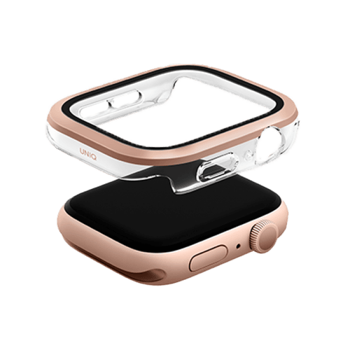 Uniq Voute Watch Case With Screen Protection for Apple Watch 46mm - Rose Gold