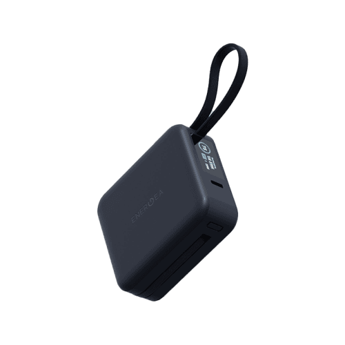 Energea Magpac Mini Plus Wireless Power Bank 10000mAh With Build in USB-C Cable & Display - Blue