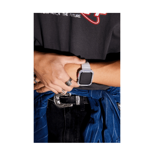 SkinArma Kurono Watch Case for Apple Watch 45/44MM - Light Grey