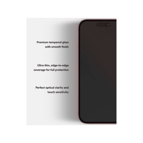 BodyGuardz Red Light Converter Glass Screen Protector for iPhone 14 Pro