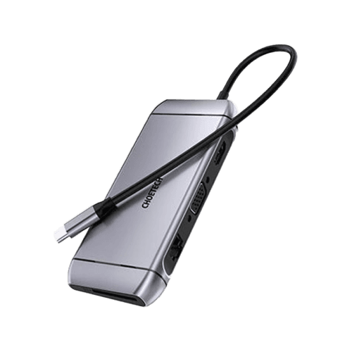 Choetech 9 in 1 USB-C Hub - Silver
