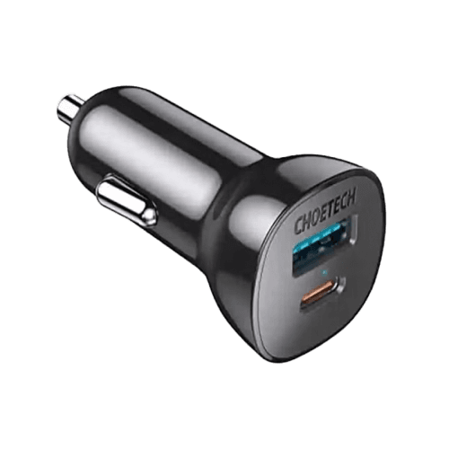 Choetech PD + QC 38W Fast Car Charger - Black