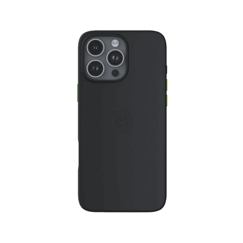Goui Magnetic Case With Magnetic Bars for iPhone 16 Pro + Magnetic Strap - Black Stone