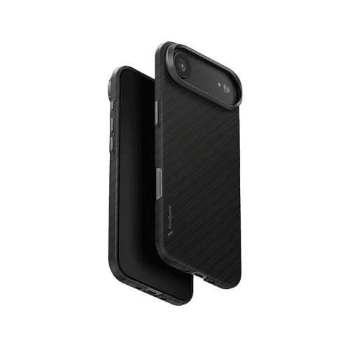 Uniq Hybrid Keva Edge MagSafe Case for iPhone Air - Carbon Black