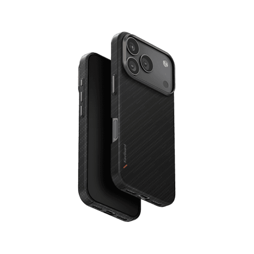 Uniq Hybrid Keva Edge MagSafe Case for iPhone 17 Pro Max - Carbon Black