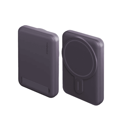 Energea Magpac Mini Ultra Slim Magsafe Compatible Power Bank With Stand 10000mAh - Purple
