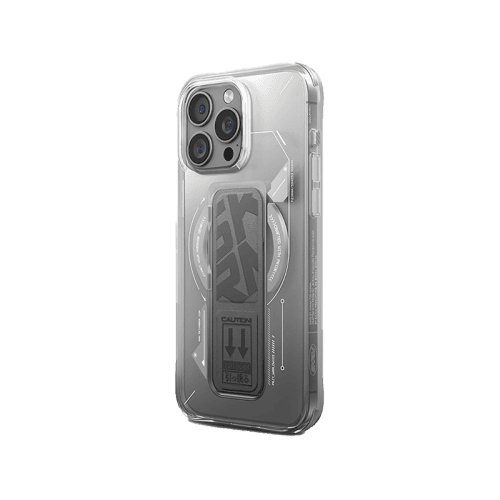 SkinArma Helio MagSafe Case With Grip Stand for iPhone 16 Pro - Titanium
