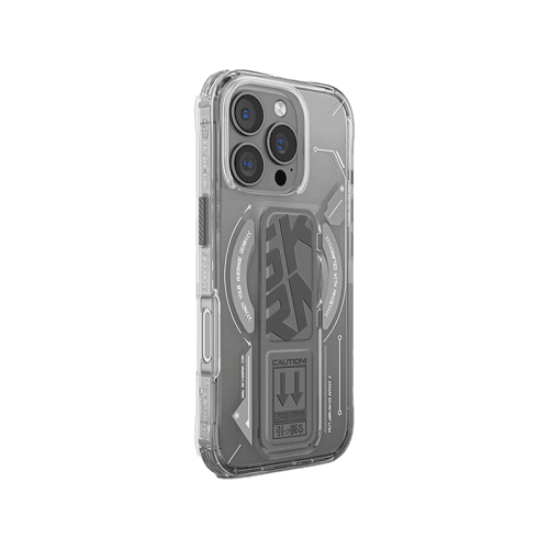 SkinArma Helio MagSafe Case With Grip Stand for iPhone 16 Pro - Titanium