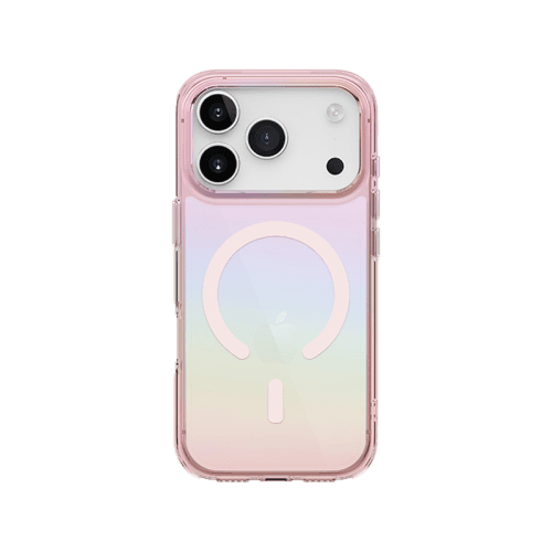 Uniq Hybrid Iridescia MagSafe Case for iPhone 17 Pro - Holo Quartz