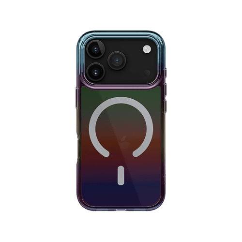 Uniq Hybrid Iridescia MagSafe Case for iPhone 17 Pro - Midnight Quartz