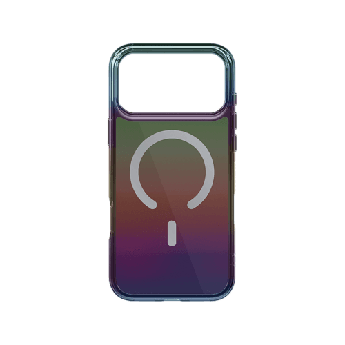 Uniq Hybrid Iridescia MagSafe Case for iPhone 17 Pro - Midnight Quartz