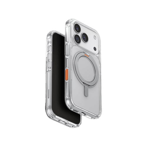 Uniq Hybrid Swivix With 360 Rotating Kickstand MagSafe Case for iPhone 17 Pro - Lucent Clear