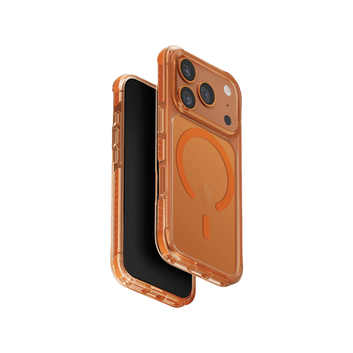 Uniq Hybrid Combat Magsafe Case for iPhone 17 Pro Max - Volt Orange