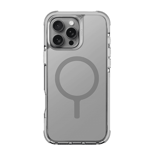 Uniq Hybrid Combat MagSafe Case for iPhone 16 Pro Max – Stone Grey