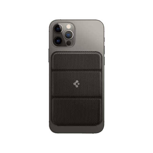 Spigen Adhesive Smart Fold Card Wallet for iPhone - Gunmetal