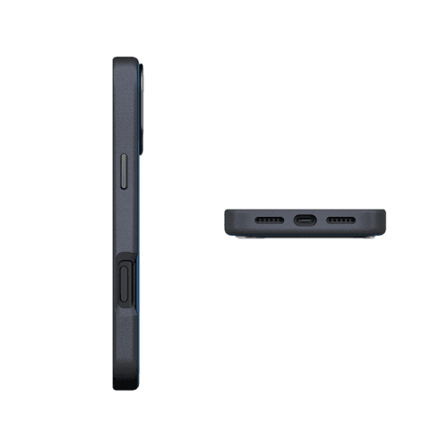 Uniq Hybrid Lyden DS MagSafe Case for iPhone 17 Pro Max - Steel Blue / Charcoal