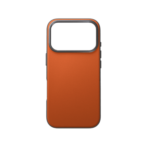 Uniq Hybrid Lyden DS MagSafe Case for iPhone 17 Pro Max - Flame Orange / Flint Grey