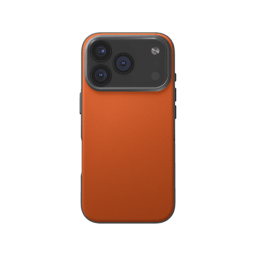 Uniq Hybrid Lyden DS MagSafe Case for iPhone 17 Pro - Flame Orange / Flint Grey