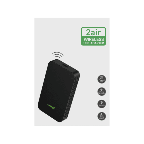 Sky Carlinkit 5.0 2 Air Car Play Wireless Conversion Kit Compatible Car With Wired Car Play or Android Auto - Black