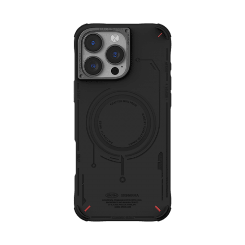 SkinArma Mecha MagSafe Case for iPhone 16 Pro - Black