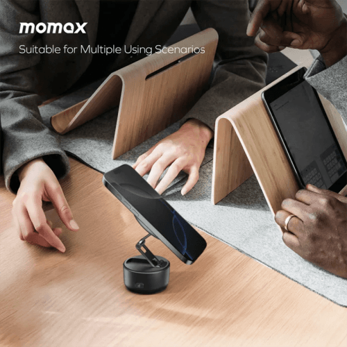 Momax One-Snap Go Magnetic Suction Phone Stand - Titanium