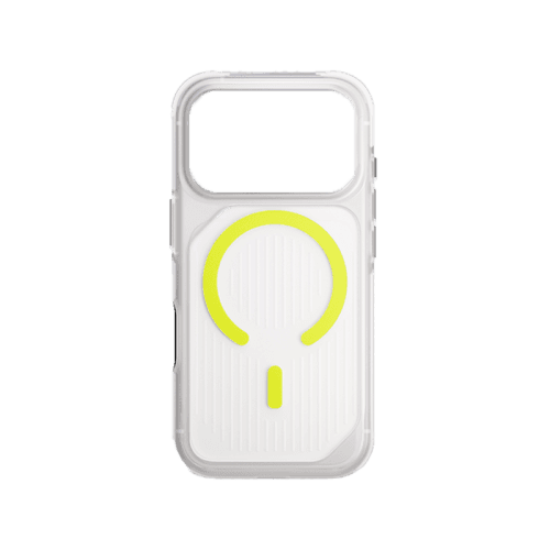 Uniq Hybrid Combat Active MagSafe Case for iPhone 17 Pro Max - Frost Clear / Lume Light