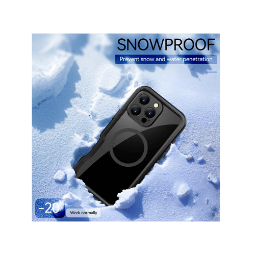 ShellBox GT MagSafe With Water Proof Case for iPhone 16 Pro Max - Black