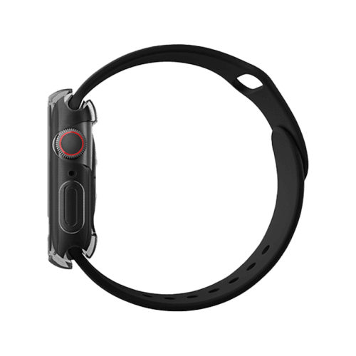 Uniq Hybrid Garde Watch Case With Screen Protector for Apple Watch 40MM - Smoked Tinted Grey