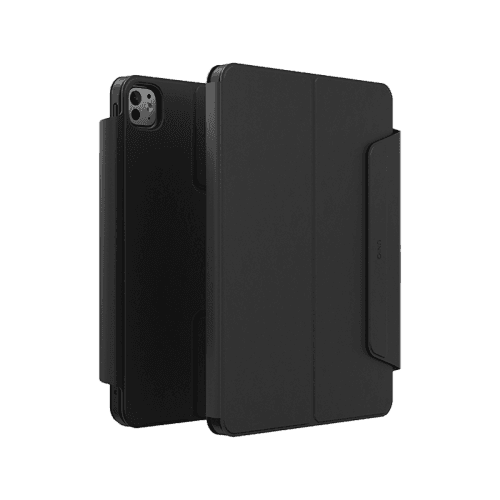 Uniq Rovus Snap Mount Magnetic 360 Rotating Detachable Case for iPad Pro 11" M4 5th Gen - Dallas Black