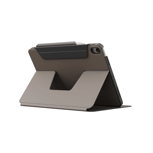 Uniq Rovus Snap Mount Magnetic 360 Rotating Detachable Case for iPad Air 11" M2 6th Gen - Flint Grey