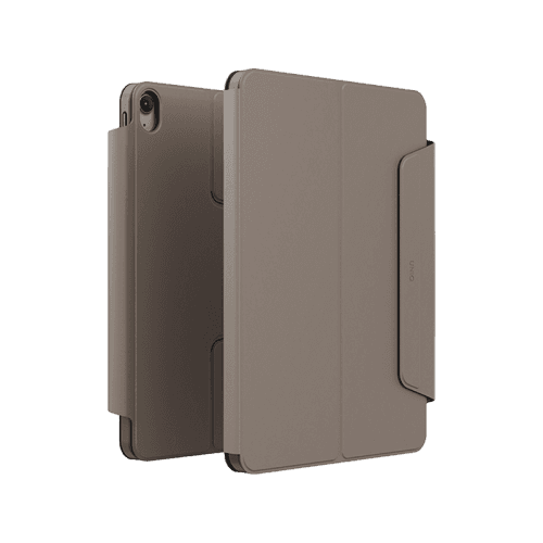 Uniq Rovus Snap Mount Magnetic 360 Rotating Detachable Case for iPad 11" - Flint Grey