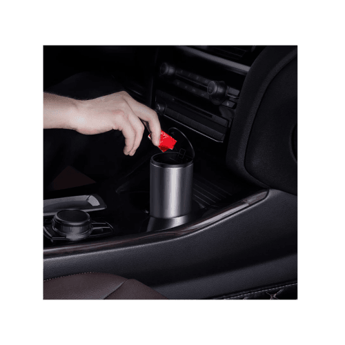 Baseus Gentlemen Style Vehicle Mounted Can With Trash Bag (1 roll) - Black