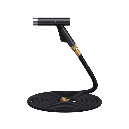 Baseus GF5 Car Wash Spray Nozzle with 30m Water Pipe - Black
