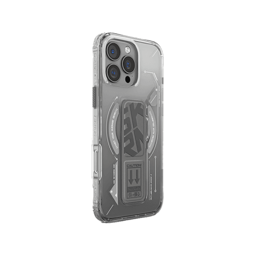SkinArma Helio MagSafe Case With Grip Stand for iPhone 16 Pro Max - Titanium